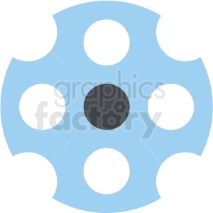 game revolver chamber clipart icon
