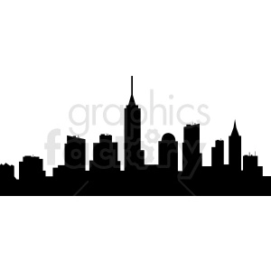 New York vector skyline