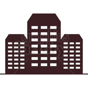 professional office buildings vector clipart