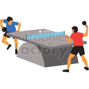 olympic ping pong vector clipart