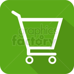 green shopping cart icon