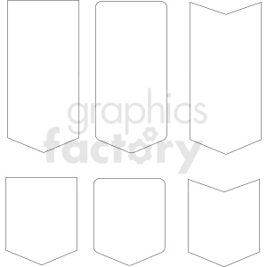 panel overlay templates vector clipart