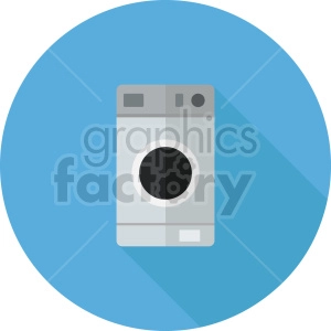 washing machine vector icon graphic clipart 2