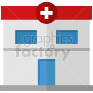isometric hospital vector icon clipart 6