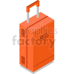 isometric travel bag vector icon clipart 9
