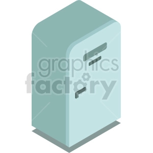 isometric refrigerator vector icon clipart 5