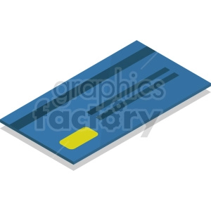 isometric credit card vector icon clipart 8