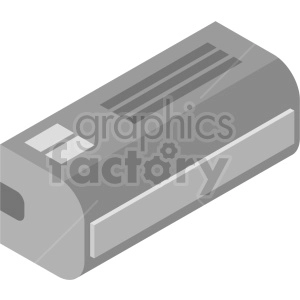 isometric air conditioner vector icon clipart 2