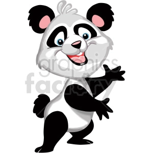 cartoon panda clipart