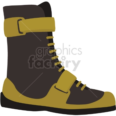 hiking boot vector clipart