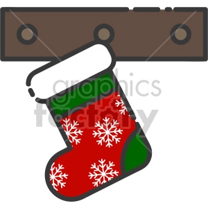 stocking christmas icon