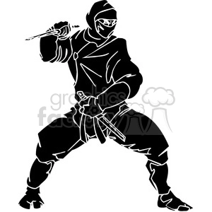ninja clipart 047