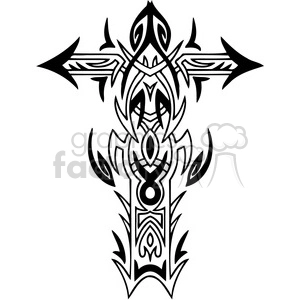 cross clip art tattoo illustrations 038