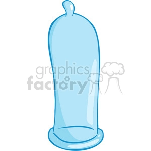 5158-Blue-Condom-Royalty-Free-RF-Clipart-Image