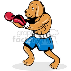 dog boxer side