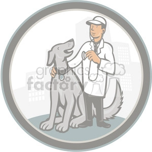 veterinarian dog