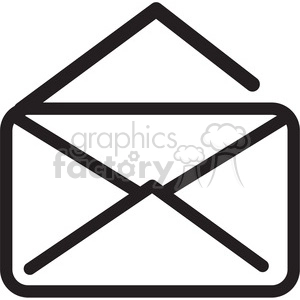 opened envelope icon