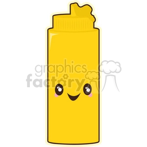 Mustard cartoon character vector image