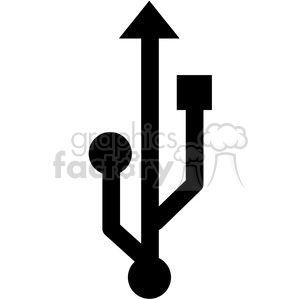 usb symbol vector icon