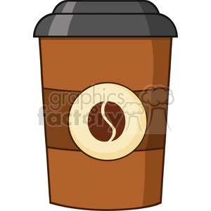 illustration coffee cup cartoon vector illustration isolated on white