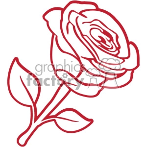 red rose svg cut file