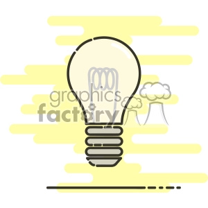Lightbulb flat vector icon design