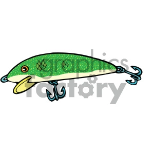 fishing lure 003 vector image