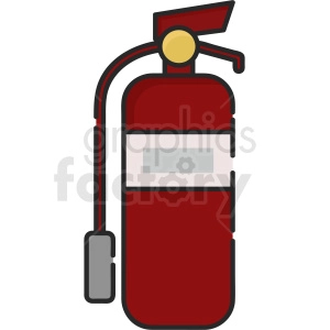 fire extinguisher vector icon art