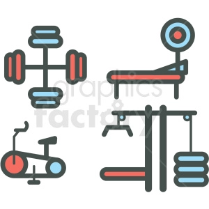 fitness vector icon