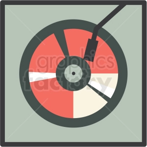 record player vector icon image