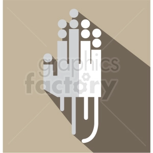 tracking gloves vector icon clip art