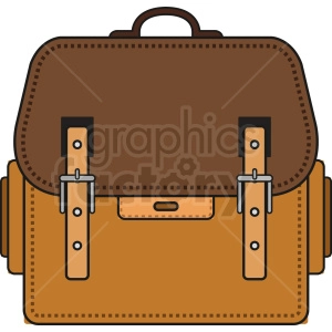 leather bag vector icon