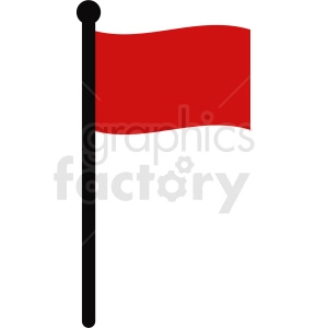 red flag icon no background