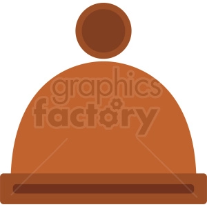brown beanie winter hat icon