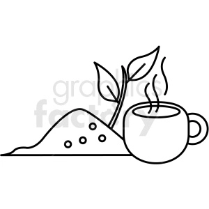 japanese tea vector icon