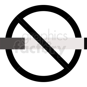 black no smoking icon
