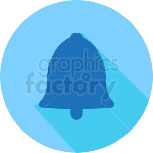 blue bell vector icon