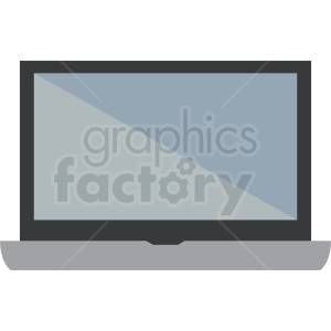 laptop computer vector clipart