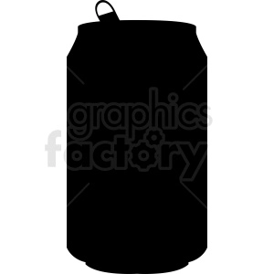 soda can vector silhouette