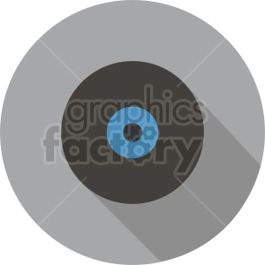 vinyl record vector icon graphic clipart 3