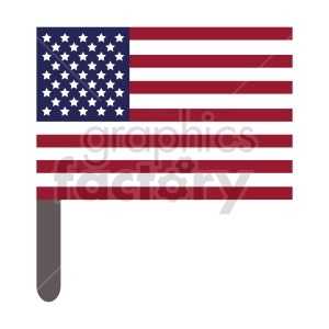 Flag of North America vector clipart 01