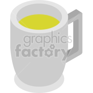 glass of beer isometric vector clipart icon