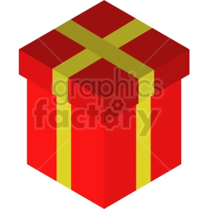 isometric gifts vector icon clipart 3