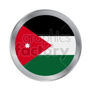 flag of Jordan vector icon