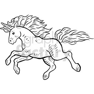 unicorn vector graphic art