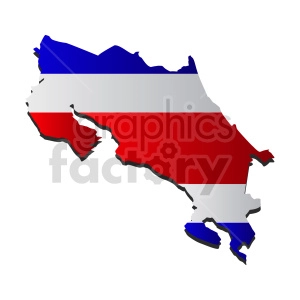 Costa Rica vector graphic