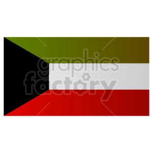 kuwait flag clipart