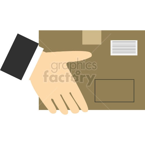 package delivery vector graphic