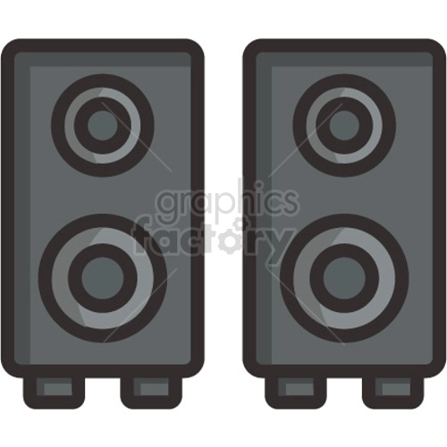 speakers vector icon