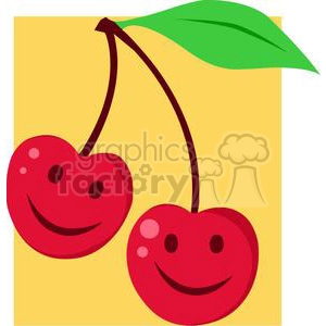 2874-Red-Cherrys-Cartoon-Characters